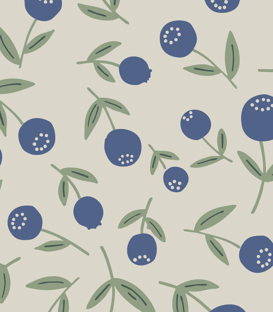 Drap-housse Stokke® Sleepi™ Mini, Nordic Blueberries, mainview Image de la galerie 6